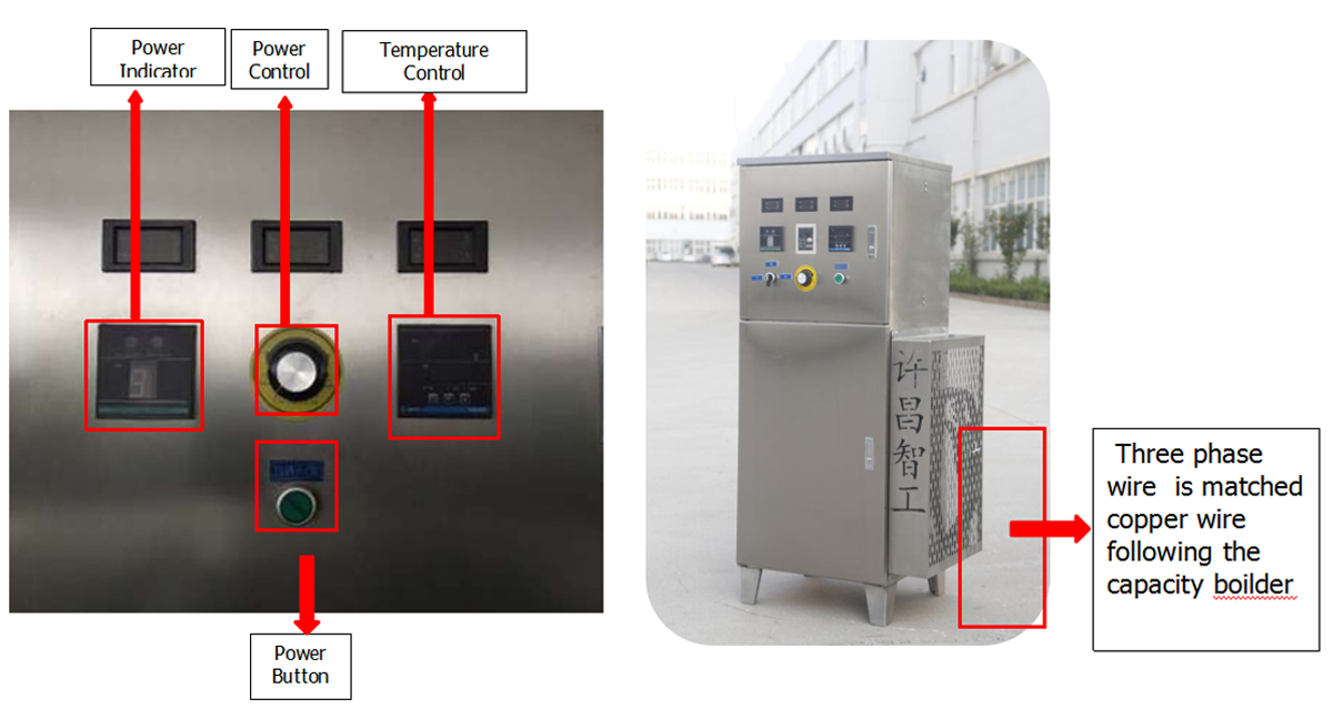 Electromagnetic heating boiler